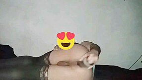 Sofiblack Crossdressed Anal Slut Bends Over for Dildo