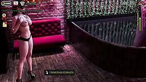 Fashion business in anime game with boobs and cock focused content