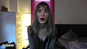 Lou Nesbit and Lia Louise dominate German cuckold session