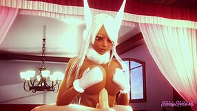 Boku no hero hentai - pov rumi usagiyama boobjob and ride a dick - anime manga japanese cartoon porn