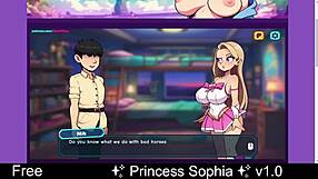 Wow! Princess Sophia gets wild in erotic cartoon action!