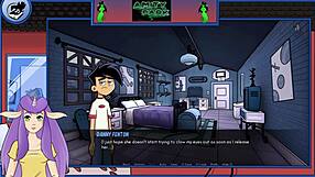 Danny Phantom fights Spectra in Amity Park once again in this cartoon series