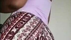 Ebony Wife's Curvy Big Ass Worshiped In Fetish Session