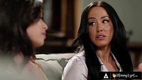 mommys girl - naughty scarlett alexis shows clueless stepmom jennifer white strap-on tricks