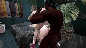 black man fucks two white women in second life