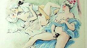what makes these vintage erotic drawings so captivating?