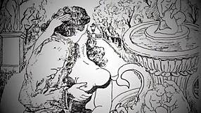 Retro Vintage Erotic Cartoon Drawings