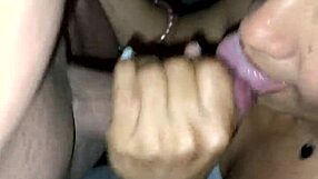 She really enjoys the milk during her mature masturbation session