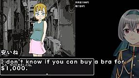 In baseball battles, a crossdressing woman with small tits uses a baseball bat in anime hentai