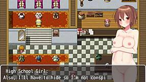 girl reincarnates naked in another world, showing big tits and ass 😍