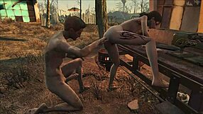 yo, training in fallout 4 sanctuary gets wild!