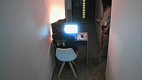 I Convince the Shy Security Guard to Shoot a Porn Video That Goes Wrong