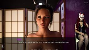 Role play with an animated brunette beauty named Kate