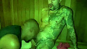 Go to the sauna with Allan War for some hot gay action