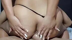 Riding Brother-in-Law's Dick with Wet Big Pussy Orgasm