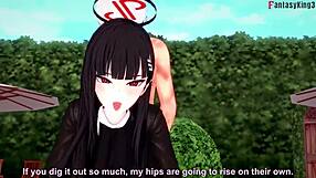 Sunako Nakahara office girl gets wild in fantasy hentai sex