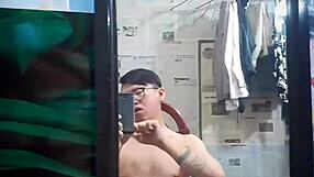 Vietnamese Gay Top Shows Off Big Cock in Solo Action!