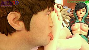 yo, check out this wild overwatch footjob and fetish comp in hmv style!