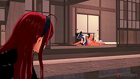 Eris and Roxy in a steamy threesome with Mushoku Tensei