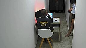 Shy security guard's porn shoot ends in chaos