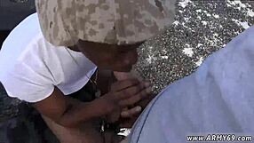 The teen boy experiences his first gay blowjob, dealing with the new sensations.