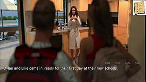 Bold erotic encounter with wife and 44-year-old stepmother