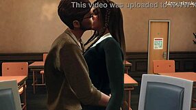 Big Tits Student Banged by Teacher with Hot Creampie in Pussy - Sims 4