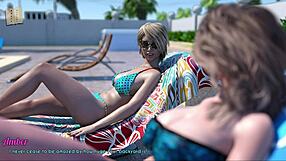 Wife and Stepmother in Anime Hentai Game Scene 23