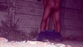 Hardcore gay striptease with clothes ripped in dark alley