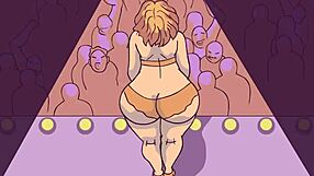 Slutty stripper in anime hentai fucks her lawyer hard with clothes ripped for free legal service