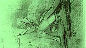 Vintage Erotic Drawings Explode With Passion!