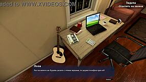 3D animated video of my sexy neighbor in the bathtub
