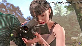 Big Ass Stepsister Dives into First Anal with Stepbrother in 3D Hentai Santa County