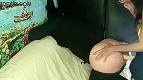 Mature latina in dress dominates sissy with strapon in quick homemade clip