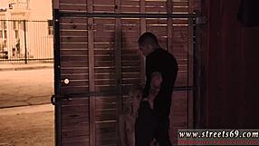 Do you think this teen babe can dominate an old man in tight bondage with Goldie?