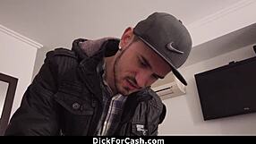 Hot and steamy gay action with amateur Brazilian hunk - dickforcash