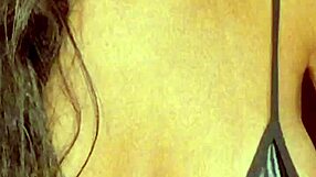 Delicia at 19 masturbates her natural tits and pussy for the first time.