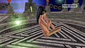 इंडियन भाभी 3D कार्टून हेंटाई में सेक्सी पोज़ दिखाती हुई