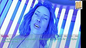 Hey, that teen's fucking her stepmother and wife in the bedroom.