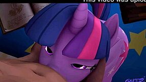Twilight Sparkles Porno GodOfFury Bent Over in 3D Action!