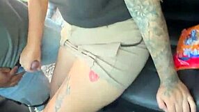 desconocidos se corren en la vagina de mi esposa en la calle, banging and humiliating her wet pussy