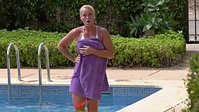 Your hot milf neighbor fucks your virgin hard cock