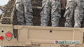 Horny Soldiers Head to Lake for Intense Interracial Gay Sex with Big Cocks