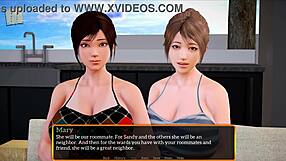A walkthrough of the visual novel game My new stepfamily 599