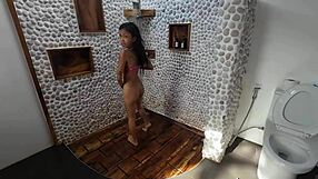 Old man's anal pleasure with petite teen in spicy scene