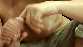 Did my girlfriend really finger my urethra and jerk me off close-up at home?