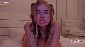 young girl seeks his full attention twice