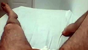 Ass worship in a hotel room with a webcam