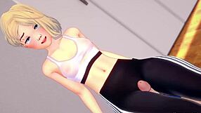 Sweaty Spider Gwen After Exercise Wants To Lick A Cock For Rest