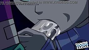 Starfire and Robin in doggy style sex scene with corrected audio